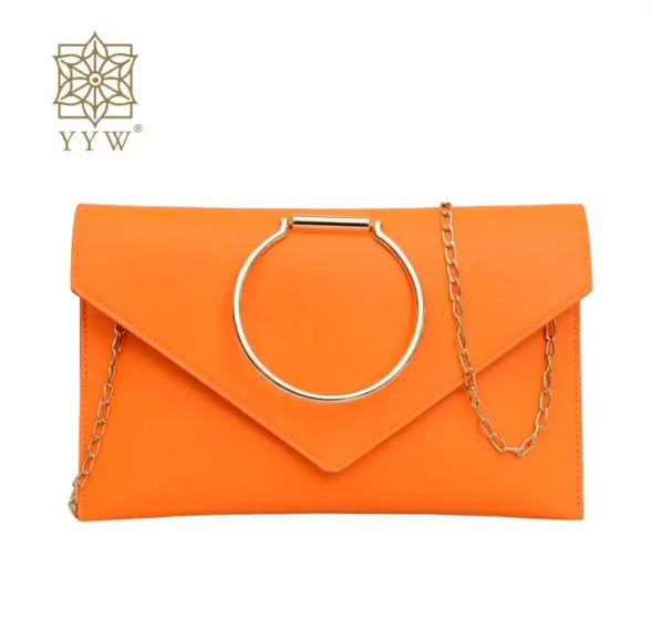 Envelope Clutch Orange Sale