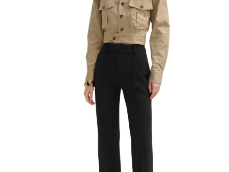 Cropped Jacket - Khaki Tan Cheap