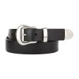 Joelle Bridle Belt - Silver Black Fashion