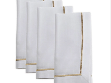 Embroidered Line Napkins For Cheap