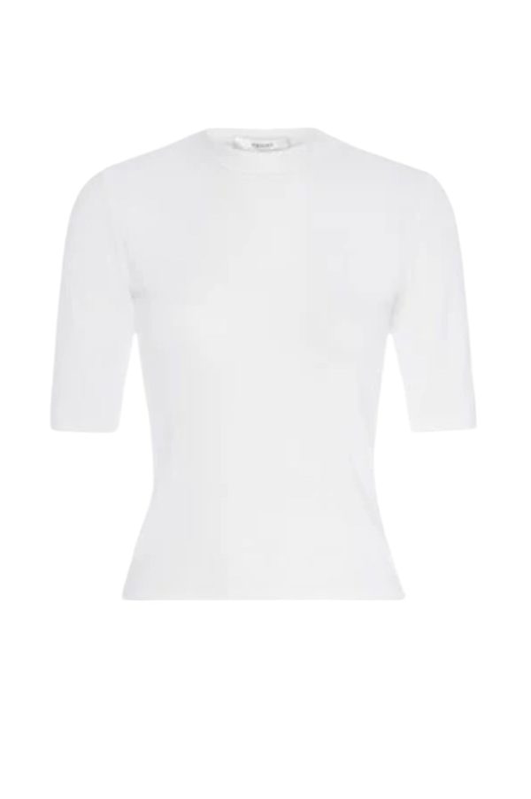 Rib Crewneck Tee - White Supply