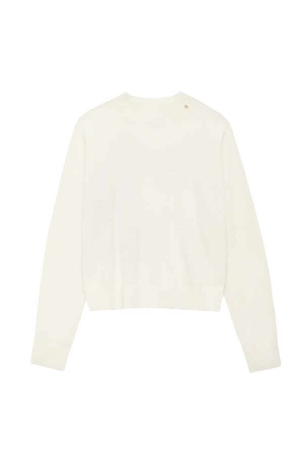 Monique Long Sleeve Sweater - Ivory Hot on Sale