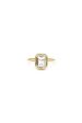 Emerald Cut White Topaz Ring Online