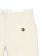 Patch Pocket Trouser Short - Cream Discount