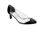 Lettre Black and Clear Pump Cheap