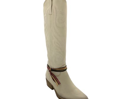 FE559 Off White Cowboy Boot Online