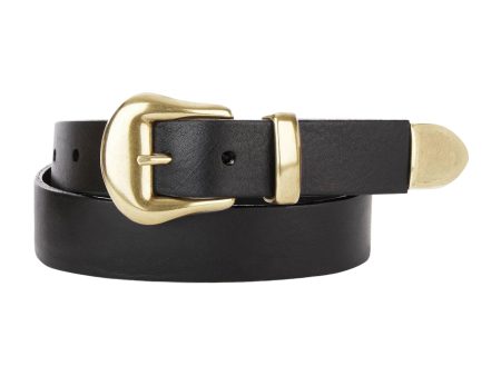 Joelle Bridle Belt - Gold Black on Sale