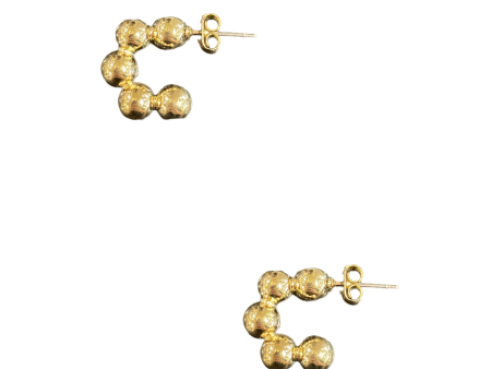 Ball Hoop Earrings - Gold Online