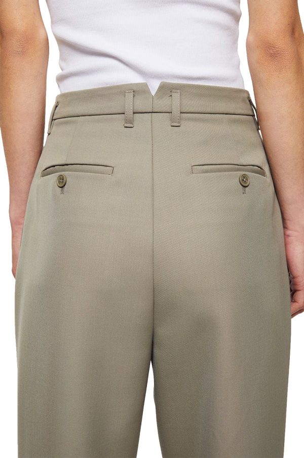 Mycah Trouser - Green Khaki Cheap