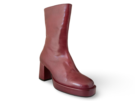 Penner Bordeaux Block Heel Boot For Discount