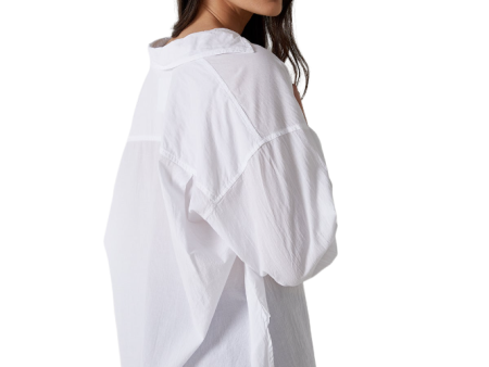 Redondo Button Up Shirt - White Discount