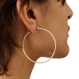 Medium Icon Hoops - Gold Cheap