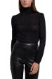 Natasha Pointelle Sweater - Black Online