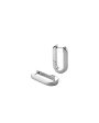 U-Link Earrings - Silver Online Hot Sale