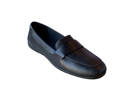 Genn Black Leather Loafer Cheap