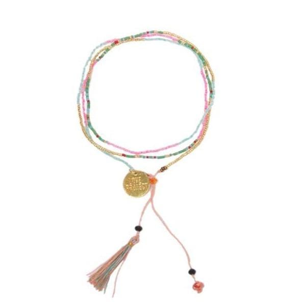 Love Is Project Bali Unity Beaded Wrap Necklace on Sale