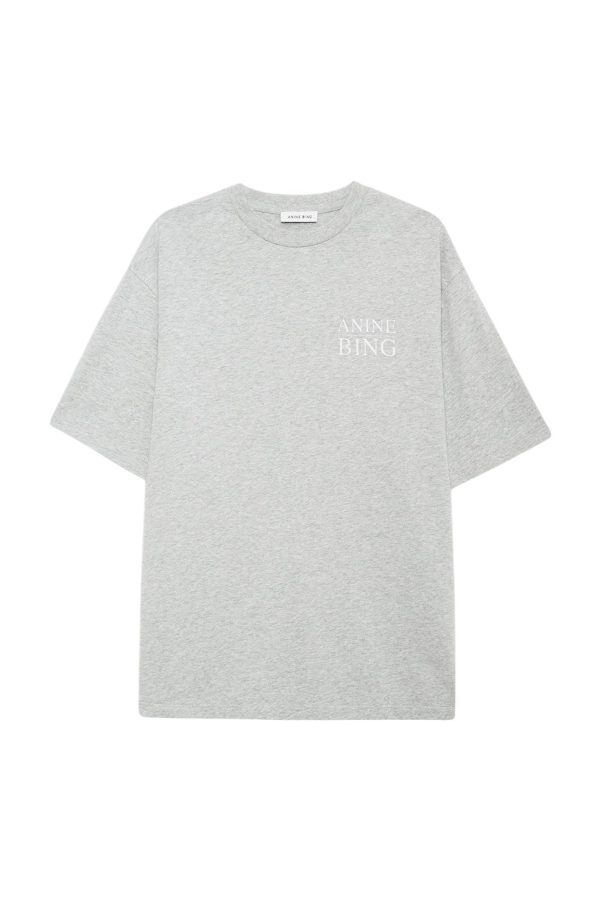 Myers Tee Serif NY - Washed Heather Grey Hot on Sale