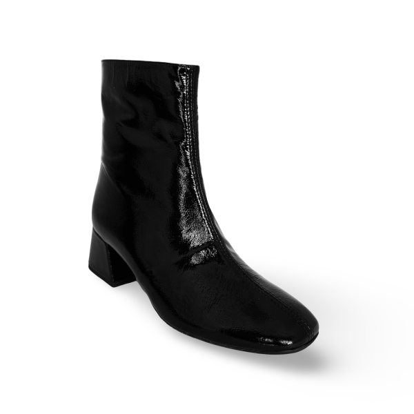 G5522 Black Patent Short Boot Supply