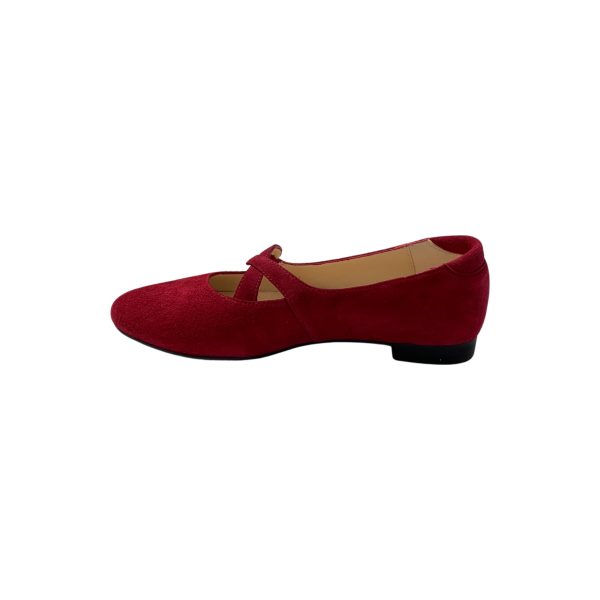 235531 Red Suede Flat For Sale