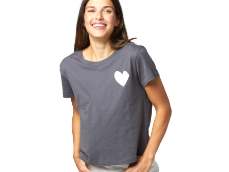 The Suke Tee Contrast Imperfect Heart - Kerri Rosenthal Discount