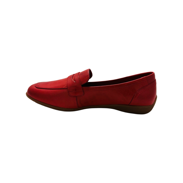 74822 Red Leather Loafer Fashion