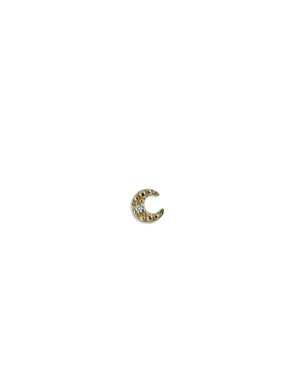 Mel Soldera Petite Crescent Stud on Sale