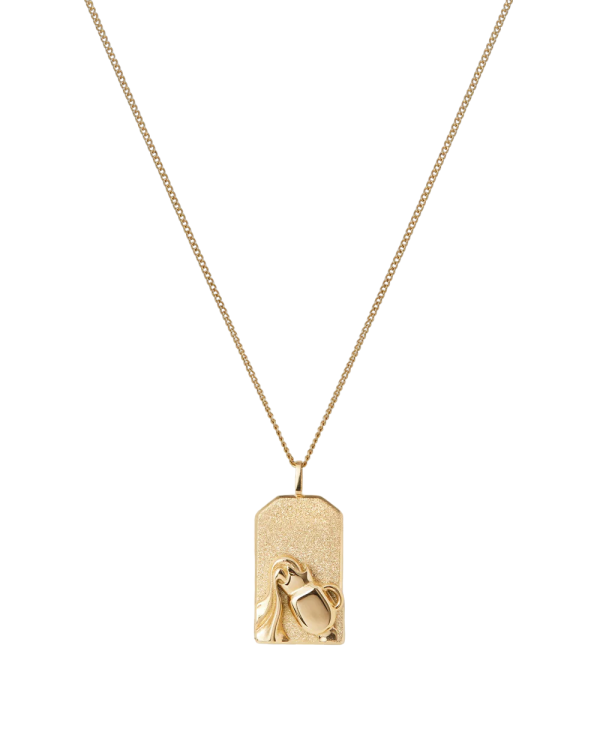 Zodiac Pendant Necklace - Gold Discount