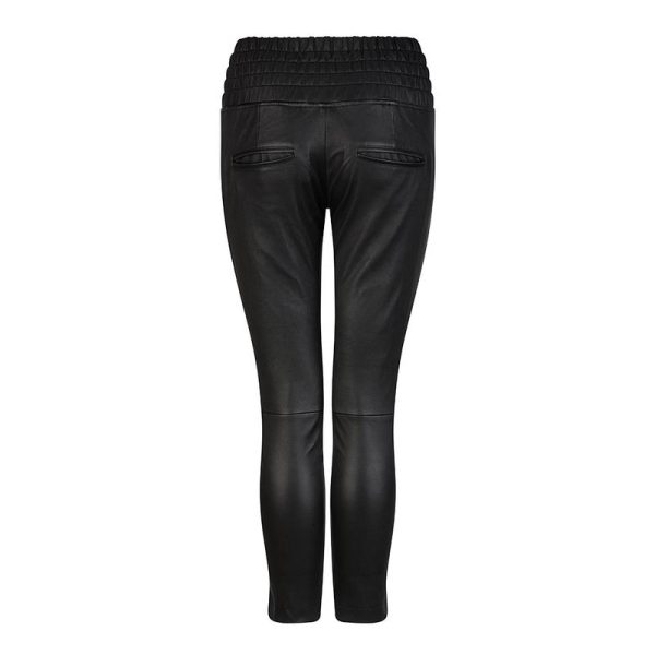 Stretch Leather Jogger For Discount