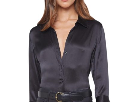 Dani Silk Blouse - Black Supply