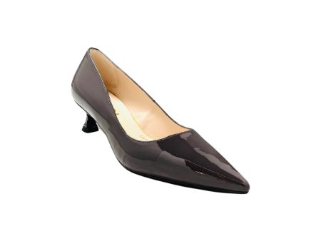 Chemia Grey Patent kitten Heel Pump Supply