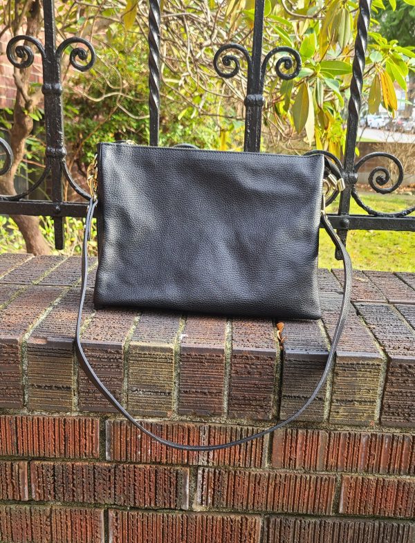 BL37840 Black Leather Shouder Bag Online