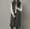 8155 Vonne Black Long Vest For Discount