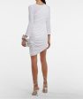 Long Sleeve Mini Diana Dress - White Online Sale