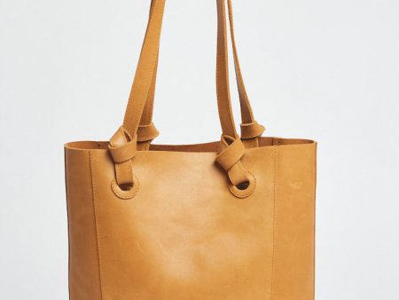 Able - Cait Knotted Tote in Cognac Cheap