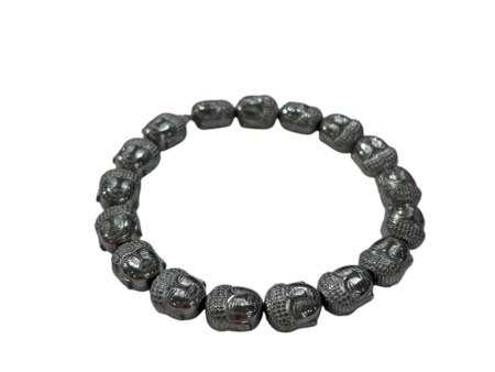 Buddha Bracelet -Chrome For Sale