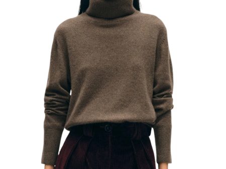 Cashmere Turtleneck - Russet Brown Online Hot Sale