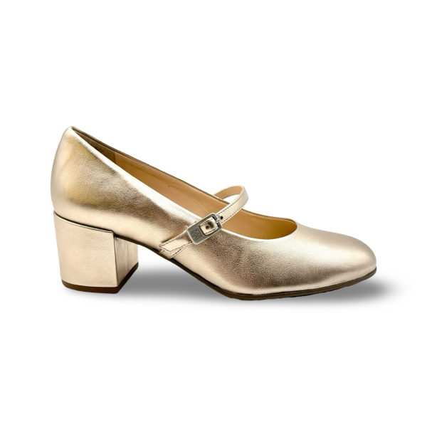 104211 Emely Gold Mary Jane Pump Online Hot Sale