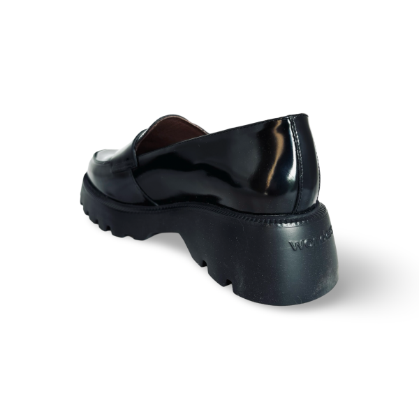 C7202 Black Leather Loafer For Discount