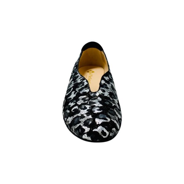 235040 Sliver Black Suede Flat For Sale