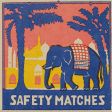 Pink Elephant Matchbox For Sale