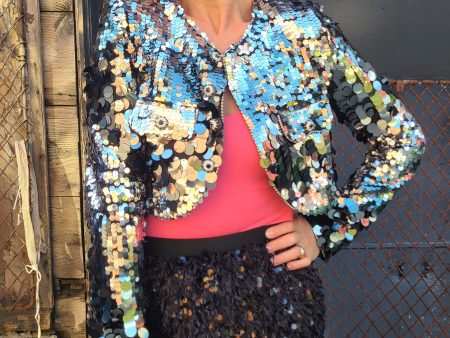 Silver Large Sequin Online Hot Sale