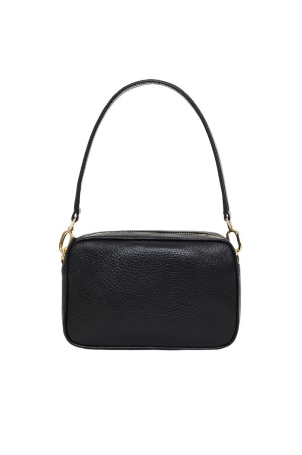 Lili Bag - Black Pebbled Online now