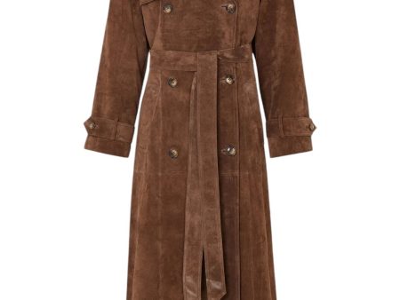 Corrin Suede Trench - Coco Online Sale