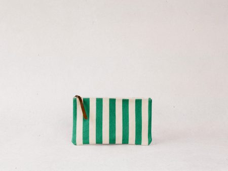 Able - Marlow Canvas Clutch Cabana Stripe Online