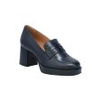 Penni Black Loafer Pump Discount