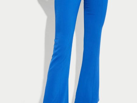 Lucca Crepe Pant - Cobalt Blue Discount