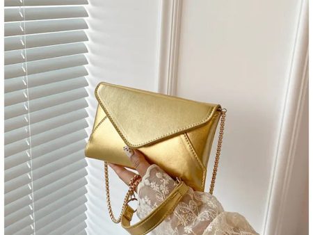 Envelope Clutch Metallic Gold For Cheap