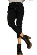 251278 Candy Black Jogger Trousers Cheap