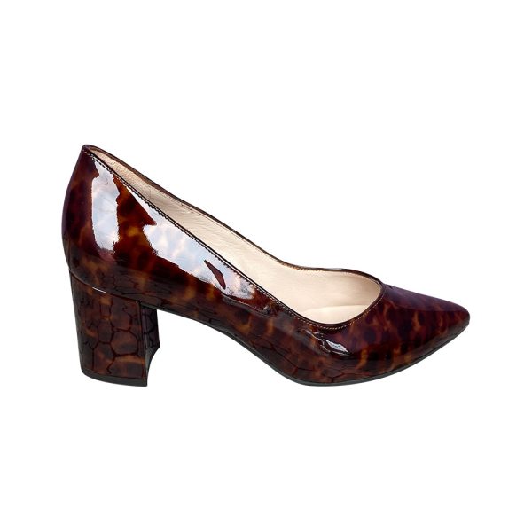 Nera-Brown Tortious Patent Leather Hot on Sale