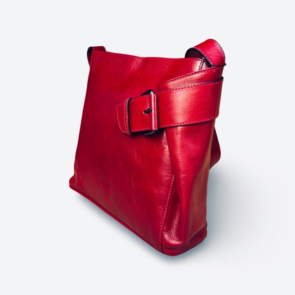 9403444 Vittoria Red Leather Bag Online Sale